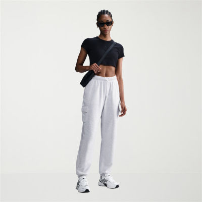 Nike Sportswear Club Fleece Womens Mid Rise Oversized Cargo Sweatpants