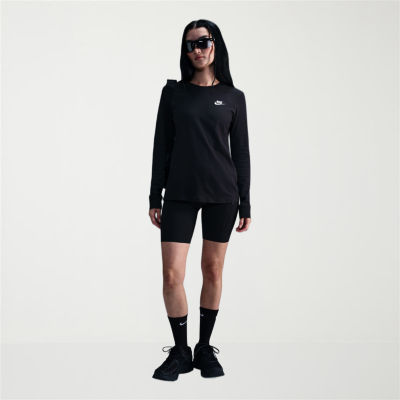 Nike Womens Crew Neck Long Sleeve Active T-Shirt