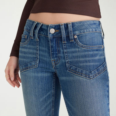 AEROPOSTALE Womens Juniors Low Rise Flare Leg Jean