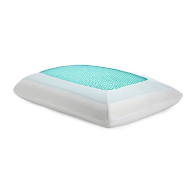 Sealy Gel Memory Foam Medium Density Pillow, Color White JCPenney