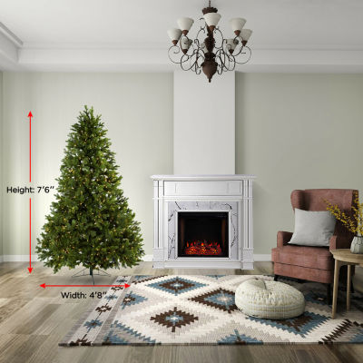 Nearly Natural 7 1/2 Foot Royal Grand Pre-Lit Christmas Tree