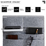 Sharper Image Bedside Caddy with Qi Charging