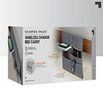 Sharper Image Bedside Caddy with Qi Charging