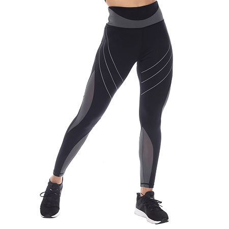 White Mark Womens High Rise 26″ Full Length Leggings, Small, Black