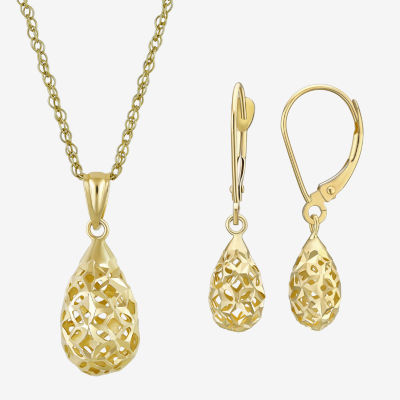 Womens 14K Gold Jewelry Set JCPenney