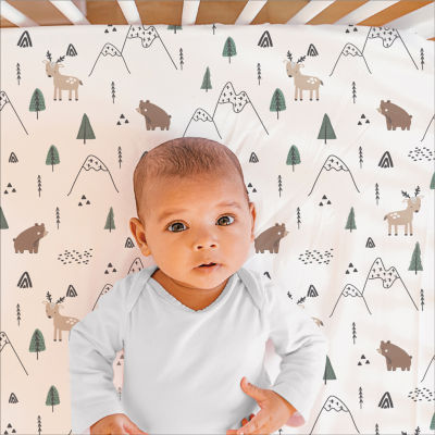 The Peanutshell Woodland Camo 3-pc. Crib Bedding Set