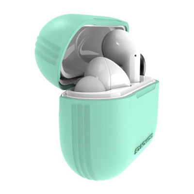 Tzumi SoundMates V2 5.0 Wireless Stereo Earbuds with Wireless Charging Case