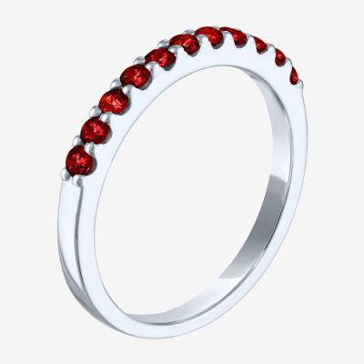 Gemstone Sterling Silver Stackable Ring