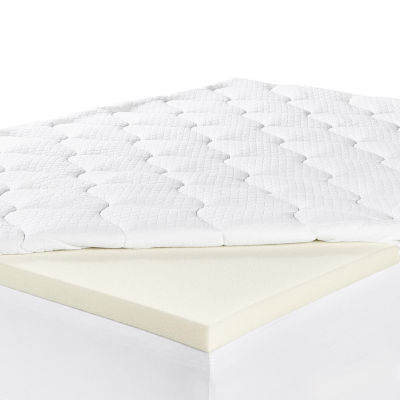 Serta 4" Layered Luxury Memory Foam Mattress Topper