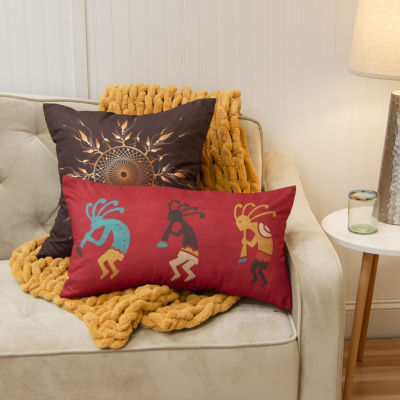 Your Lifestyle By Donna Sharp Sand Dune 2-pc. Rectangular Square Throw Pillow