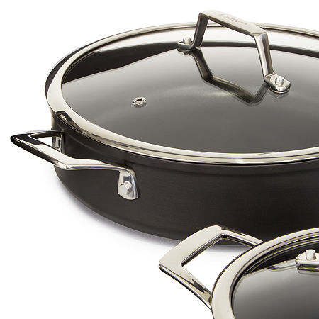 BergHOFF Essentials Ano Hard Anodized Non-Stick 10-pc. Cookware Set, One Size, Black