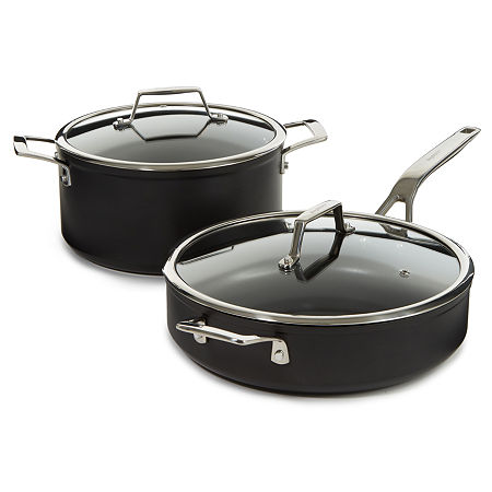 BergHOFF Essentials Ano Hard Anodized Non-Stick 4-pc. Simmer Set, One Size, Black