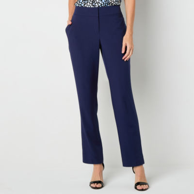 Black Label by Evan-Picone Womens Straight Fit Straight Suit Pant