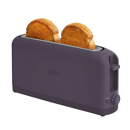 Bella 2-Slice Slim Toaster, Fits-anywhere Kitchenware, One Size, Purple