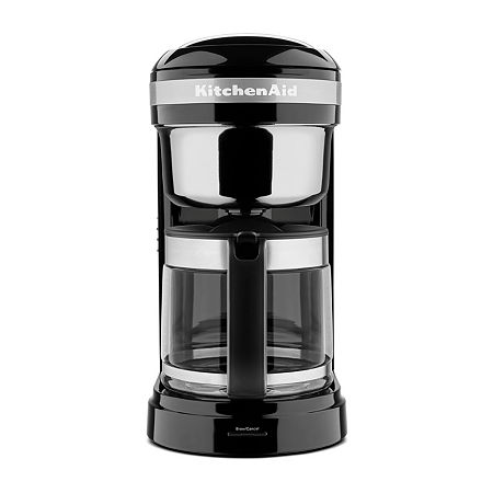 KitchenAid 12-Cup Drip Coffee Maker With Spiral Showerhead And Programmable Warming Plate, One Size, Black