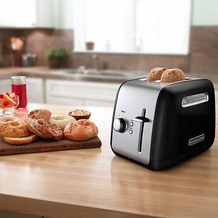 KitchenAid Extra Wide 2-Slice Toaster, One Size, Black