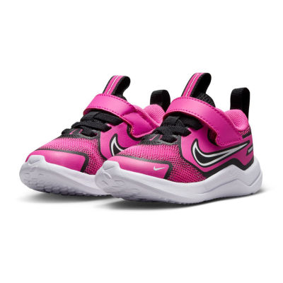 Nike Cosmic Runner Toddler Girls Running Shoes, Color: Fuchsia Wht