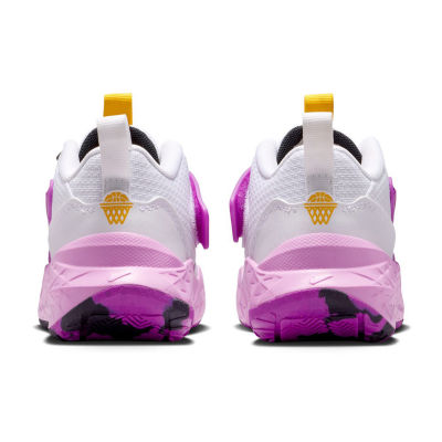 Nike Team Hustle D 12 Little Kid Girls Running Shoes