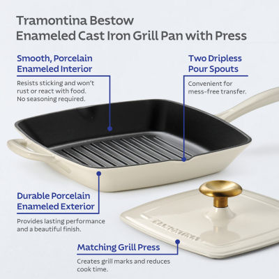 Tramontina Bestow Cast Iron 11" Grill Pan