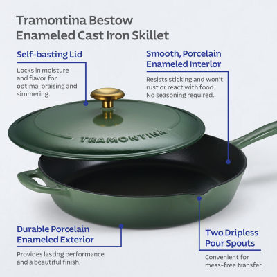 Tramontina Bestow Cast Iron 12" Skillet