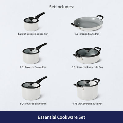 Tramontina Nesting 11-pc. Cookware Set