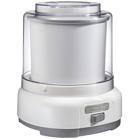 Hamilton Beach 1.5-Quart Ice Cream Maker, One Size, White