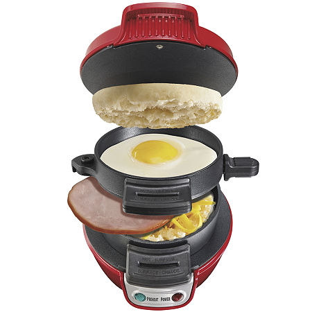 Hamilton Beach Breakfast Sandwich Maker, One Size, Red