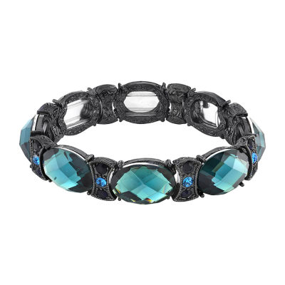 1928 Black Tone Stretch Bracelet, Color: Blue JCPenney