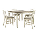 Signature Design by Ashley® Realyn 5-Piece Counter Height Dining Set