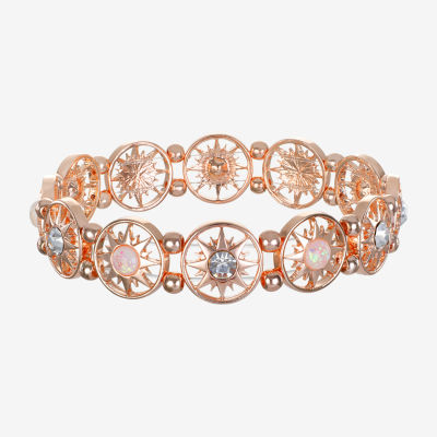Bijoux Bar Delicates Womens Round Stretch Bracelet
