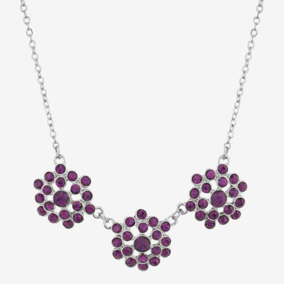 1928 Silver Tone Womens 16 Inch Collar Necklace