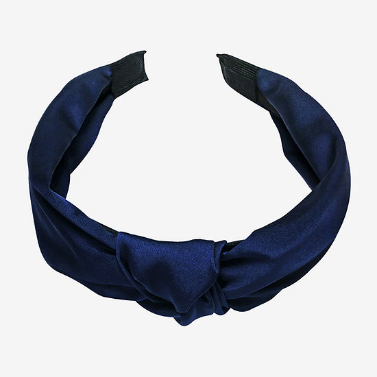 Worthington Blue Satin Knot Headband