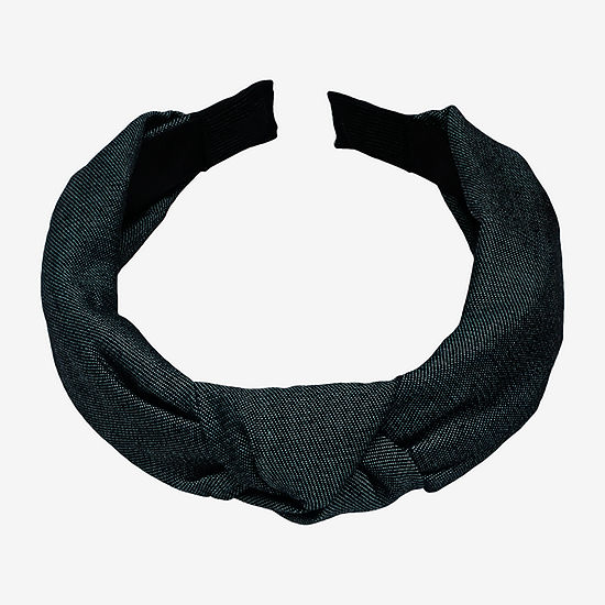 a.n.a Grey Denim Knotted Headband