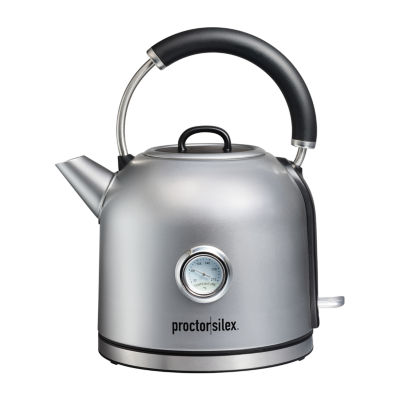 Proctor Silex 1.7 Liter Electric Dome Kettle, Color Stainless Steel