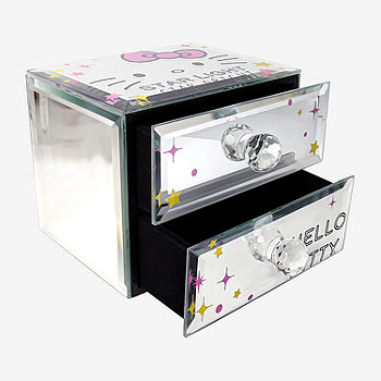 Sanrio Hello Kitty Mirrored Jewelry Box, Women's
