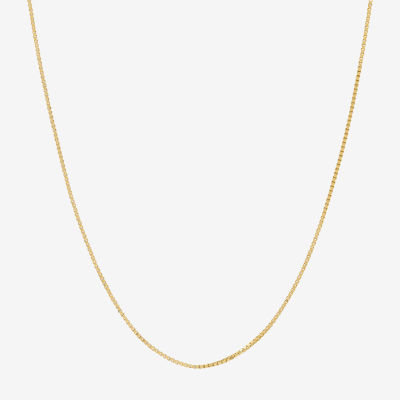 14K Gold .75mm Box Chain Necklace JCPenney