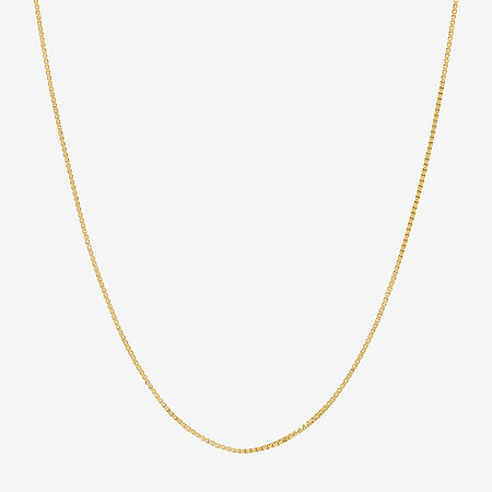 Made in Italy 14K Gold .75mm Box Chain Necklace, One Size