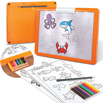 Discovery Kids LED Illuminated Tracing Tablet 1014608, Color: Orange -  JCPenney