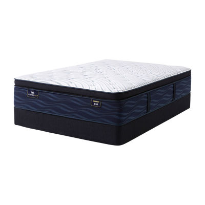 Serta iComfortECO Q20 Plush Pillow-Top Quilted Hybrid - Mattress + Box Spring