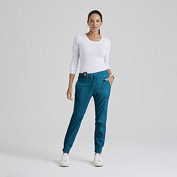Skechers Reliance 4-Pocket Womens Petite Stretch Fabric Moisture Wicking  Scrub Pants - JCPenney