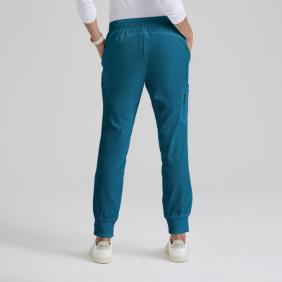 Greys Anatomy Classic Kira 5-Pocket Womens Plus Tall Moisture Wicking Scrub  Pants