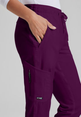 Grey's Anatomy™ by Barco Classic Grp534 Kira 5-Pocket Mid-Rise Jogger Womens Plus Tall Moisture Wicking Scrub Pants