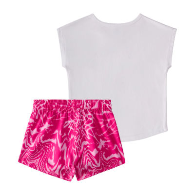 adidas Baby Girls 2-pc. Short Set