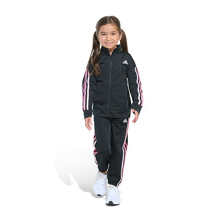 Adidas Tricot Toddler Girls 2-pc. Pant Set, 3t, Black