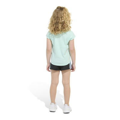 adidas Little Girls 2-pc. Short Set