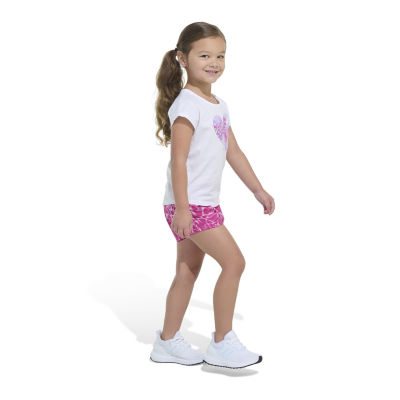 adidas Little Girls 2-pc. Short Set