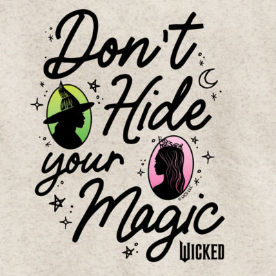 Dont Hide Magic Big Kid Girls Crew Neck Long Sleeve Wicked Sweatshirt