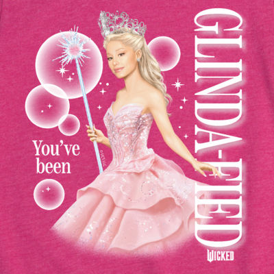 Glindafied Big Kid Girls Crew Neck Short Sleeve Wicked T-Shirt