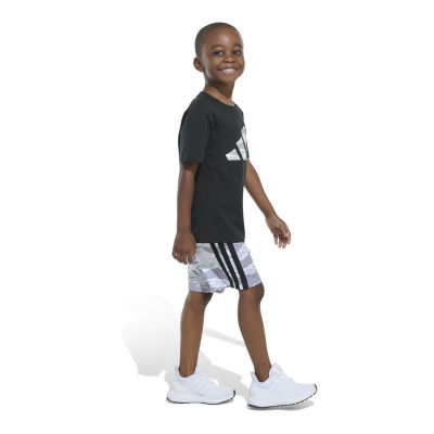 adidas Little Boys 2-pc. Short Set