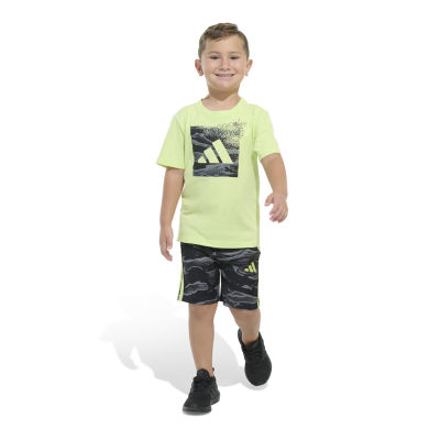 adidas Little Boys 2-pc. Short Set